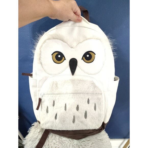 Bioworld Harry Potter Hedwig Owl Faux Leather School Backpack Bag - Picture 1 of 10